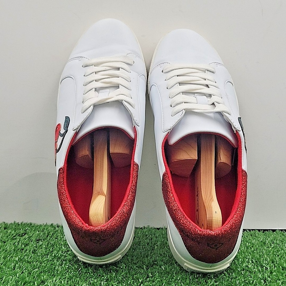 Katy Perry  Collection Womens Shoes 8.5 Medium Lace-Up Sneakers The Rizzo Cherry - Picture 8 of 12